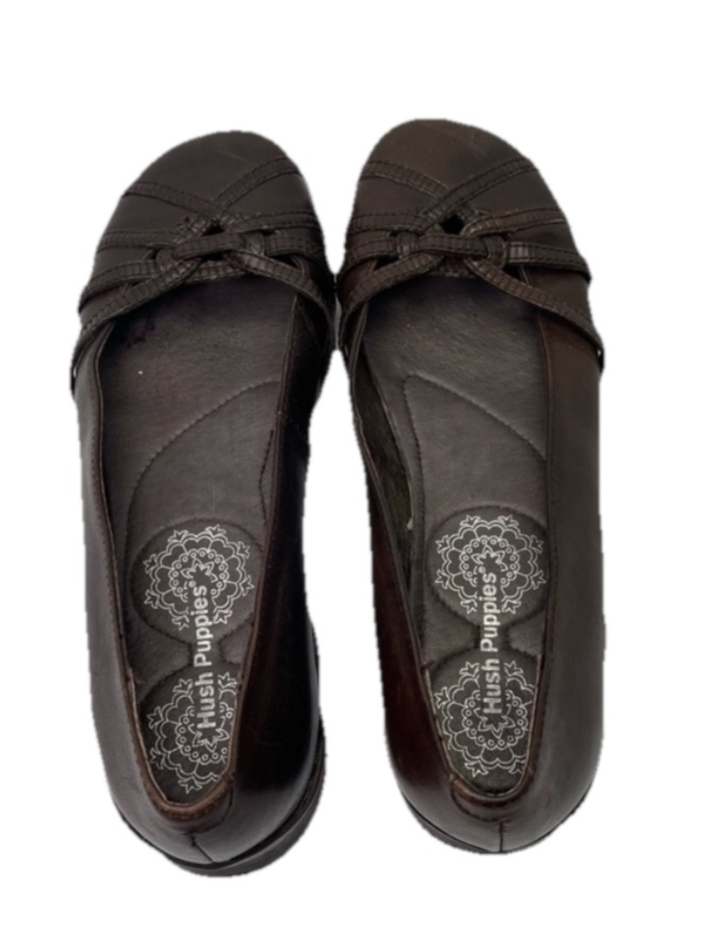 Brown Leather Hush Puppies Size 5.5